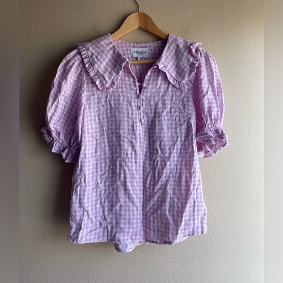 FRNCH Tops - FRNCH Women Purple Blouse XS